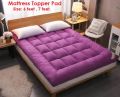 Mattress Topper Soft Additional Bedding Pad Corner Strap.