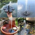 Solar Fountain Pump Solar Powered Bird Bath Fountain Pump Solar Panel Kit Water Pump Outdoor Watering Submersible Pump.