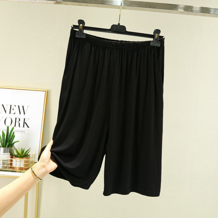 Modal%20baggy%20shorts,%20men's%20summer%20plus-size%20skinny%20cropped%20pants,%20wear%20high-waisted%20pajama%20pants,%20thin%20solid%20color%20slacks%20-%20Image%203