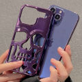 HOCE Cool Skeleton Phone Cases for iPhone 17 16 15 14 13 12 11 Pro Max 14 15 16 Plus 11 Case Luxury Plating Halloween Skull Cover. 