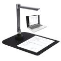 HXSJ F60A USB Document Camera Scanner 5 Mega-Pixel HD Camera A4 Capture Size with LED Light Teaching Software for Teacher Classroom Online Teaching Course Distance Learning Education. 