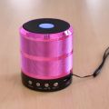 Wireless Speaker Metal Mini Wireless Portable Subwoof Sound Loudspeaker Support TF/USB/FM/Hands-Free Multifunction.
