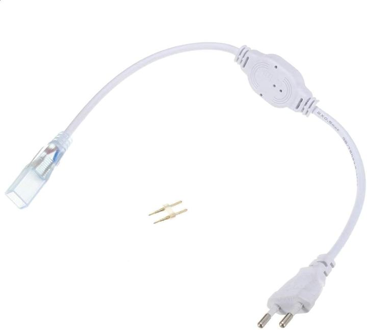 For%20220-240V%20(2%20Piece)%20LED%20Flexible%20Strip%20Tape%20Rope%20Light%202%20Pin%20EU%20Plug%2012mm%20Connector%20Adapter%20High%20Quality%20-%20Image%203