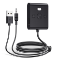 Bluetooth 5.4 AUX Car Adapter Wtih Mic Car Kit Handsfree Calls Music. 