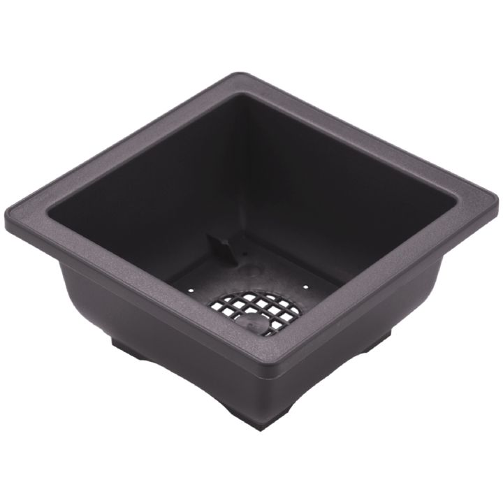15 PCS 4.7 Inch Flower Pot, Square Plastic Bonsai Training Pot, Flower Succulent Flower Pot Container, for Garden, Interior, Home Decoration