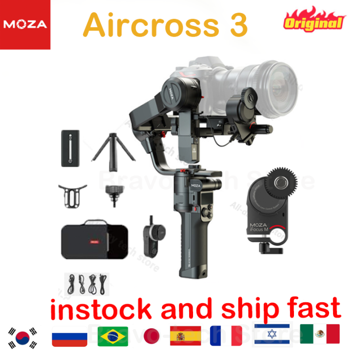 MOZA AirCross Camera Gimbal Stabilizer, 3-Axis Gimbal Up To
