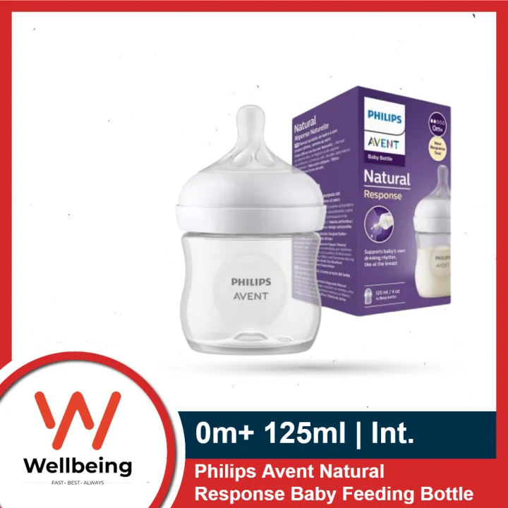 Philips Avent Baby Feeder 0m+ 125ml Natural Response Baby Feeding Bottle