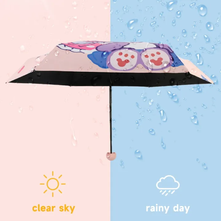 Sanrio%20Automatic%20Umbrella%20Cinnamoroll%20Kuromi%20Sunny%20Rain%20Dual%20Use%20Cinnamoroll%20Kuromi%20Folding%20Black%20Coated%20Bumper%20Fabric%20Gift%20-%20Image%202
