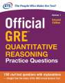 Official GRE Quantitative Reasoning Practice Questions, Volume 1, Second Edition 2nd Edition (White Print). 