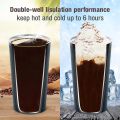Thermo Cafe Coffee Mug Car Thermos Mug 510ML Travel Thermo Cup for Tea Water Coffee Double Stainless Steel. 