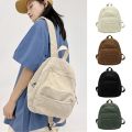 Casual Corduroy Small Backpacks Aesthetic Travel Mini Backpack Purse Double Shoulder Bags Women & Men. 