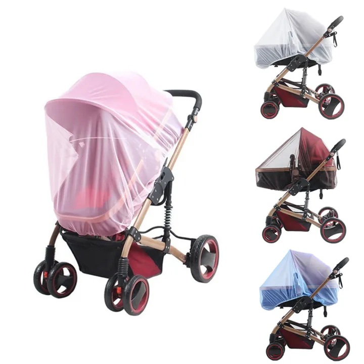 Infants%20Baby%20Stroller%20Mosquito%20Insect%20Net%20Pushchair%20Cart%20Outdoor%20Full%20Cover%20Safe%20Mesh%20Stroller%20Accessories%20-%20Image%204