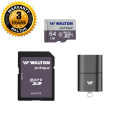 Walton Special Combo 3in1 64GB Micro SD Card + USB Card Reader + SD Card Adapter. 