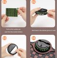 Car Dash Grip Pad, 360 Degree Rotating Car Phone Holder, Dashboard Mat Anti Slip, Car Accessories Dashboard Grip, Multifunctional Anti Shake Waterproof Dashboard Pad, Sunglasses Holder for Dashboard. 