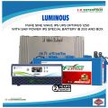 LUMINOUS OPTIMUS 1250 WITH 200A SAIF POWER BATTERY FULL SET COMBO.