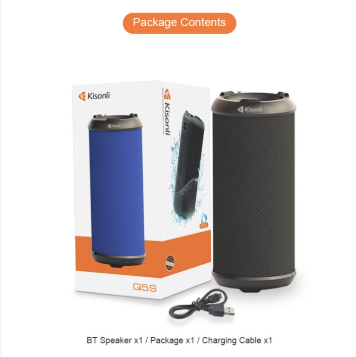 KISONLI%20Q5S%20Waterproof%20Bluetooth%20Speaker%20Portable%20Dual%20Bass%20Support%20FM%20Radio,%20TF,%20AUX%20-%20Image%207