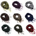 Arabian Desert Scarf Soft Tactical Scarf Men Ladies Military Turban Lightweight Plaid Fringed Outdoor Arafat Unisex Scarves.