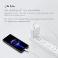 Xiaomi USB Type C Cable 6A Super Fast Charging Data Cable Durable TPE USB A To USBC Charge cable. 