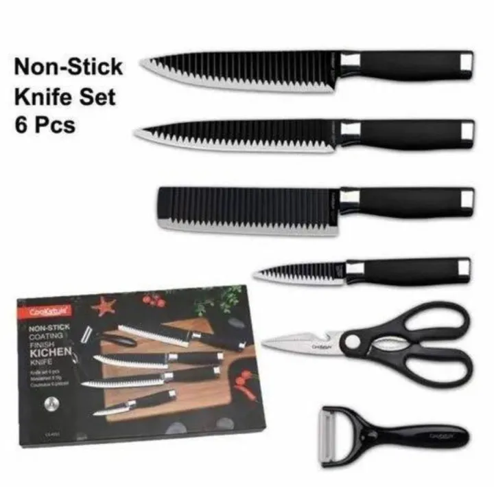 Evcrierh%206%20Pcs%20Non-Stick%20Knife%20Set%20for%20Kitchen,%20Super%20Sharp%20high%20Carbon%20Stainless%20Steel%20Material%20-%20Image%202