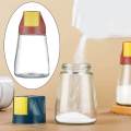 Portable Salt Shaker Quantitative Push Type Condiment Bottle for Restaurant Home. 