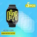 Redmi Watch 5 Active PMMA Screen Protector & Tempered Glass Full Coverage HD Clear Anti Scratch.