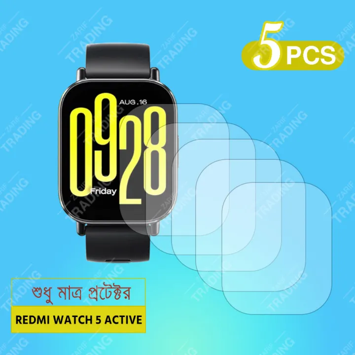 Redmi%20Watch%205%20Active%20PMMA%20Screen%20Protector%20&%20Tempered%20Glass%20Full%20Coverage%20HD%20Clear%20Anti%20Scratch%20-%20Image%203