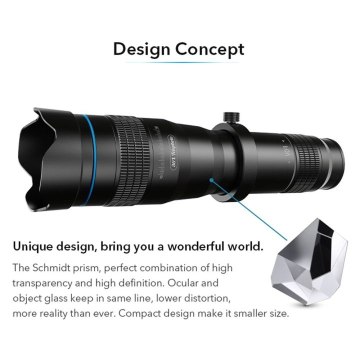 APEXEL%20APL-JS36XJJ04%20HD%2036X%20Metal%20Single-tube%20Telescope%20Telephoto%20Lens%20Optic%20Phone%20Camera%20Lens%20Monocular%20-%20black%20-%20Image%206