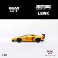 MINI GT 1:64 LP700 Car Model LBWK Yellow Alloy Diorama Collection Miniature Carros Toys 80.