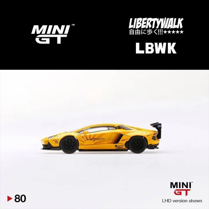 MINI%20GT%201:64%20LP700%20Car%20Model%20LBWK%20Yellow%20Alloy%20Diorama%20Collection%20Miniature%20Carros%20Toys%2080%20-%20Image%206