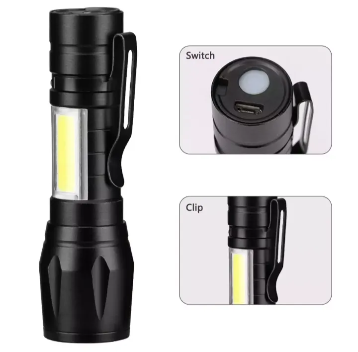 Rechargeable%20Flashlight%20Torch%20LED%20USB%20Portable%20Torches%204%20Modes%20Zoom%20Mini%20Camping%20Lighting%20-%20Image%202