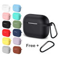 Silicone Case Cover for Apple AirPods Pro Shockproof Protective Skin with Anti-Slip Grip and Dustproof Design. 
