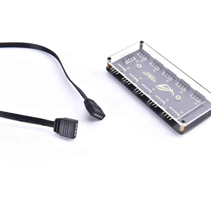 5V%203/4pin%2010%20Hub%20Splitter%20SATA%20Power%20ARGB/RGB%20Adapter%20LED%20Extension%20Cable%20-%20Image%204