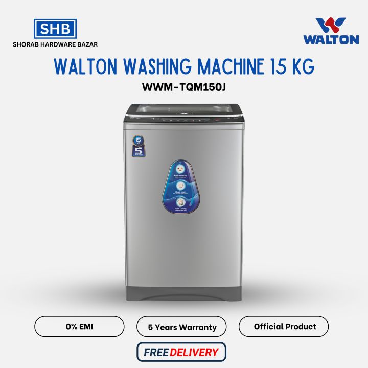 WALTON Washing Machine 15 KG WWM-TQM150J