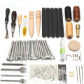 Professional 59pcs Leather Craft Tools Kit Hand Leathercraft Accessories Leather Making Tool Set. 