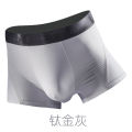 Male Plus Size Ice Silk Men’s Underwear Mesh Fabric Men’s Boxer Shorts Antibacterial Inner Crotch Outsize Summer. 