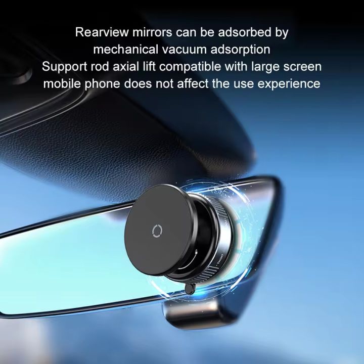 Timack%C2%AE%20Magnetic%20Vacuum%20Car%20Phone%20Holder%20360%C2%B0%20Rotation%20Suction%20Cup%20Navigation%20Stand%20Bracket%20Car%20Magnetic%20Holder%20for%20iPhone%20-%20Image%206