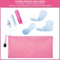 100 Pieces Feminine Personal Disposal Bags Refill Pack Black Opaque Bags for Sanitary,Tampons, Pads, and Liners.