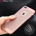 Ultra Thin Heat Dissipation Back Cover For iPhone 7 Plus Hollow Breathable Micro Matte Hard PC Super Slim Phone Case.