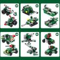 Panlos 573 Pcs Military 12 in 1 City Building Block for Kids 25 Play Style.