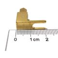 Right Angle Spade Fork-20 x Spade Adapter Plugs-gold. 
