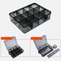 Box Organizer Container Multi-grids Hardware Box Storage for Screws Nuts and Bolts.