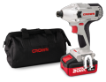 CROWN 20V Cordless impact screwdriver 20V (Lithium-ion, 4Ah), 1/4" hexagonal, Max. torque 320 Nm, with battery and charger Model: CT22021HX-4C2 TB - Kings Trading. 