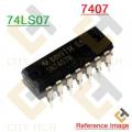 2Pcs- 7407 SN74HC07N 74HC07 74LS07 Buffer Hex Inline Dual In Package DIP 14 Pin IC Electrical Circuitry & Parts.