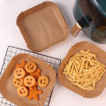 （New）Air Fryer Dipoable Baking Paper Liner Form Tray Kitchen Grill Parchment Paper Air Fryer Acceorie MJD. 