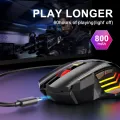 Laptop mouse, suitable for light RGB mute mark computer ergonomic rechargeable wireless mouse Bluetooth game mouse Cheng Xue Maoz with back. 