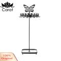 Carat Earring Display Stand Beautiful Butterfly Jewelry Rack Stand for Necklaces Earrings Home Decor Organizer Display Holder for Retail Shops Desktop Jewelry Rack. 