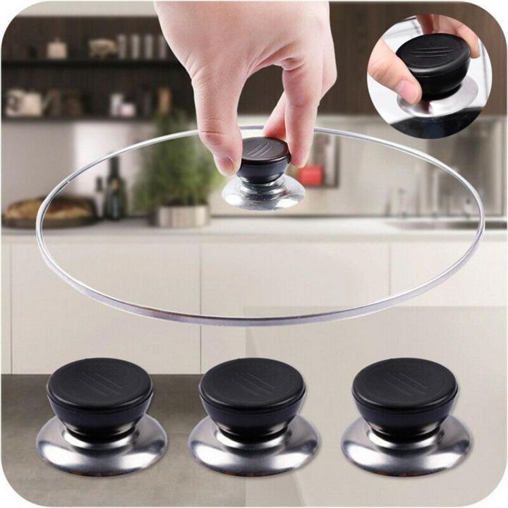 3/5Pcs kitchen Pan Replacement Knob Handle For Glass Lid Pot Cover Cookware