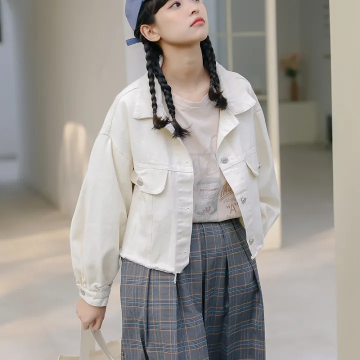 IELGY%20women's%20korean%20style%20loose%20raw%20edge%20light%20purple%20denim%20jacket%20-%20Image%204
