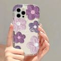 Flower Phone Case For iPhone 13 Case iPhone 11 15 12 14 Pro Max XS XR X 7 8 15 Plus SE 2020 Cute Aesthetic Floral Cover Cases. 