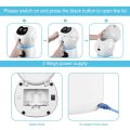Smart Automatic Pet Feeder With Voice Record Stainless Steel LCD Screen Timer For Food Bowl Food Dispenser Pet Supplies - Robot pet feeder - 32.4X18.6X35.6.